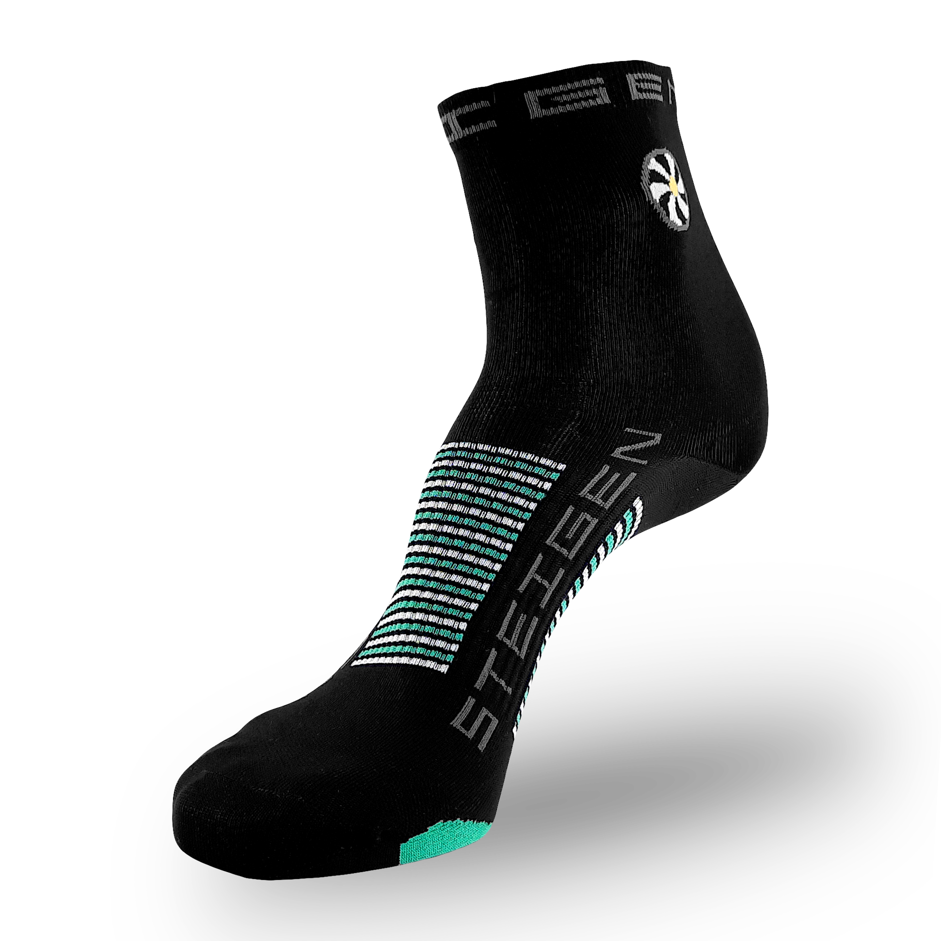 Black Running Socks ½ Length