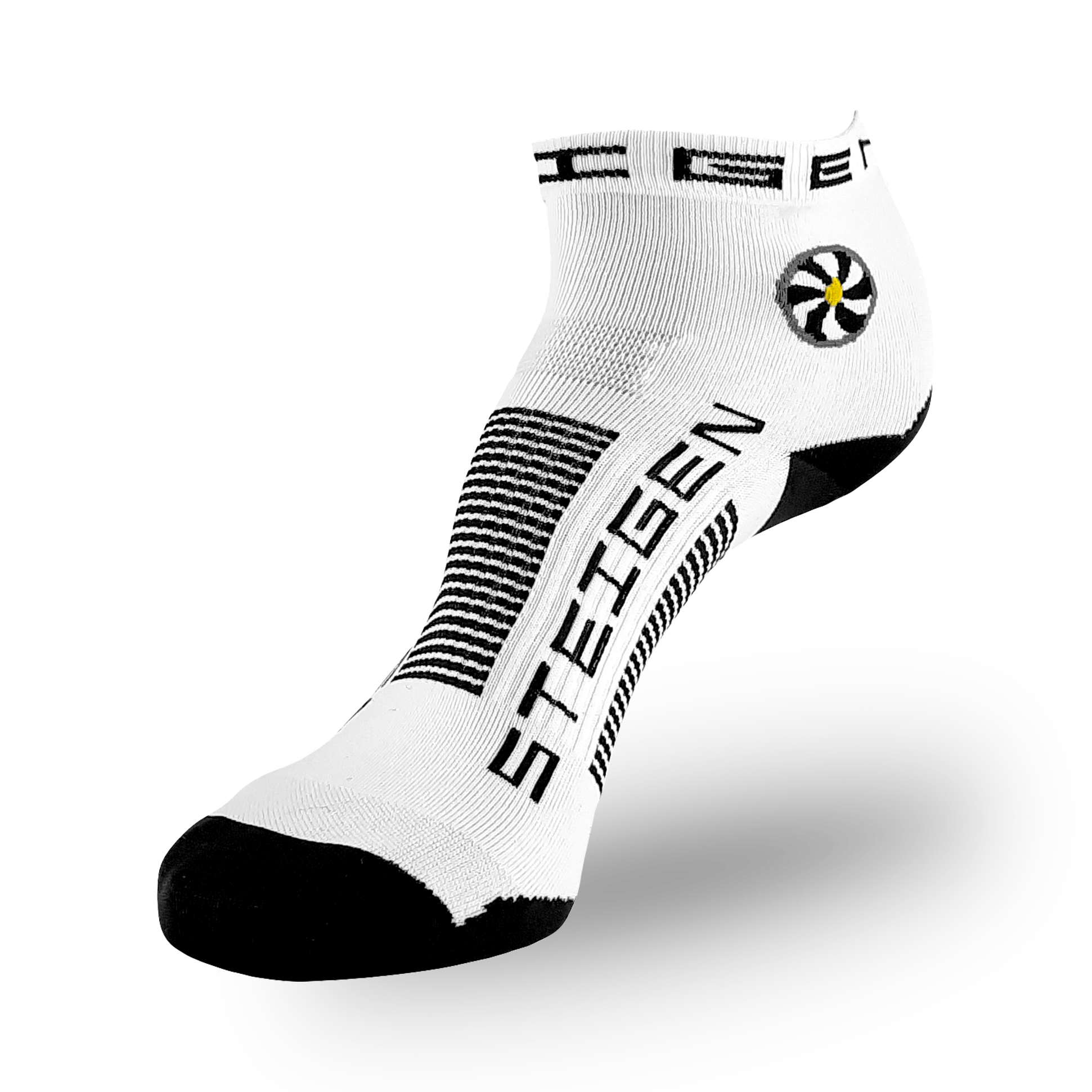 White Running Socks ¼ Length