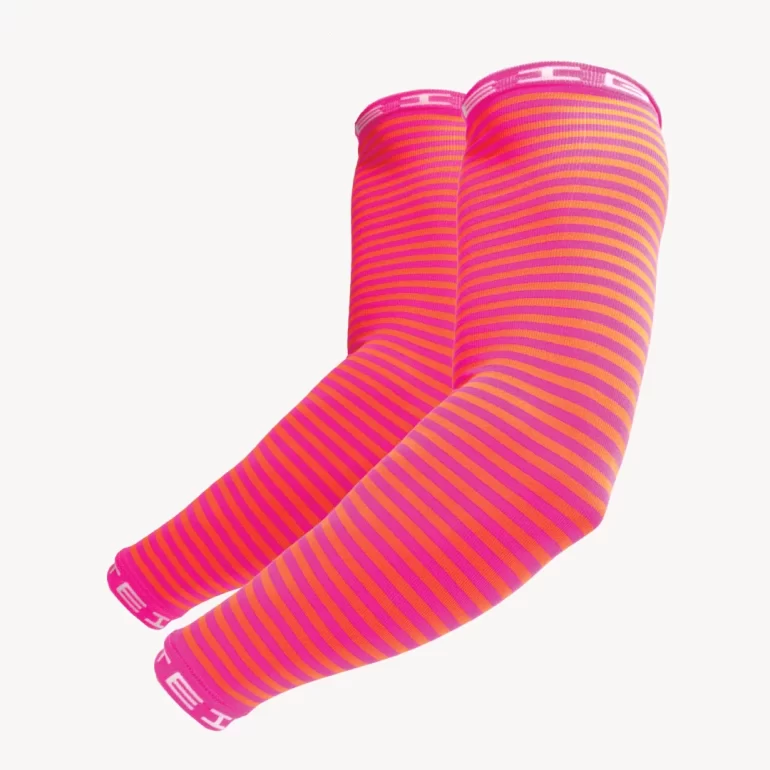 Pink Stripe Steigen Arm Socks