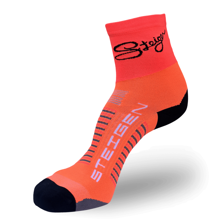 Fizzy Orange Socks ½ Length