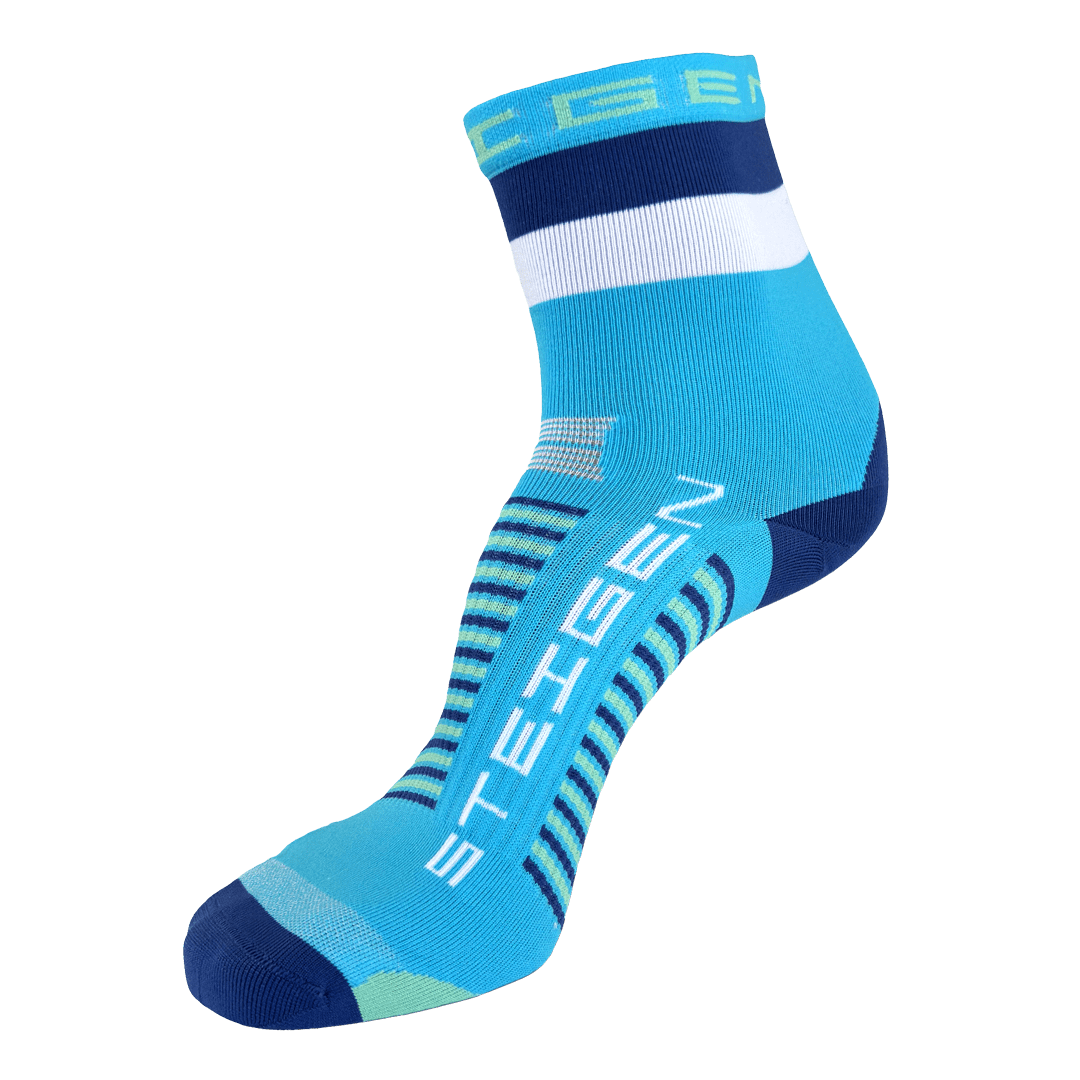 Sunny Blue Running Socks ½ Length
